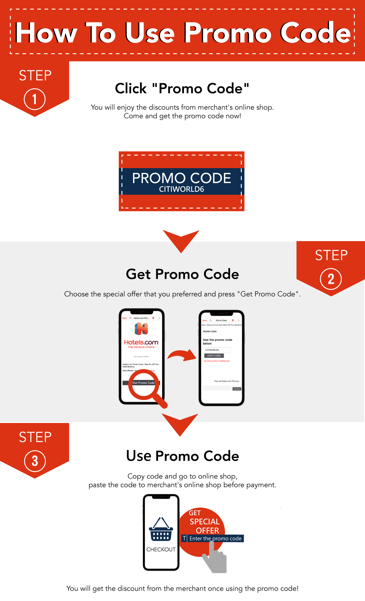 How To Use PROMO CODE